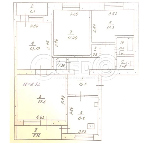 Photo 1. Four-Room flat, for sale. Kryvyi Rih