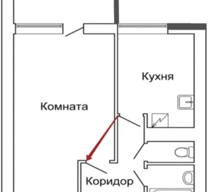 Фото 2. Однокімнатна квартира, продаж. Біла Церква