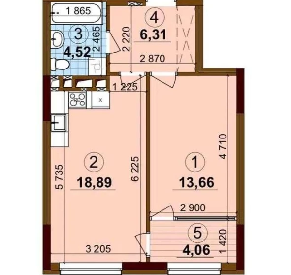 Photo 2. One-Room flat, for sale. Kyiv