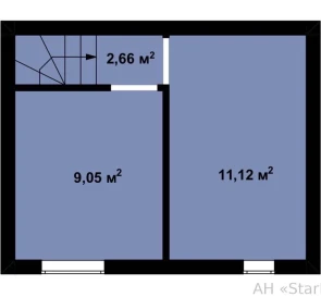 Фото 3. Двухкомнатная квартира, продажа. Тарасовка