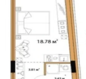Photo 3. One-Room flat, for sale. Kyiv Шевченковский район, Vokzalna