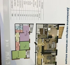 Фото 3. Двухкомнатная квартира, продажа. Полтава Киевский