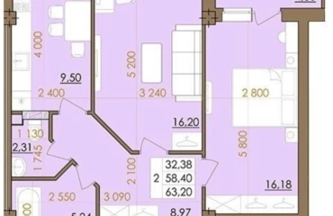 Foto Dos Ambientes piso, en venta. Poltava Шевченковский (Октябрьский)