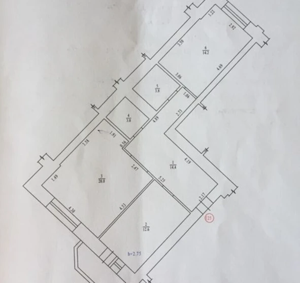 Zdjęcie 1. Dwupokojowe mieszkanie, na sprzedaż. Poltava Шевченковский (Октябрьский)