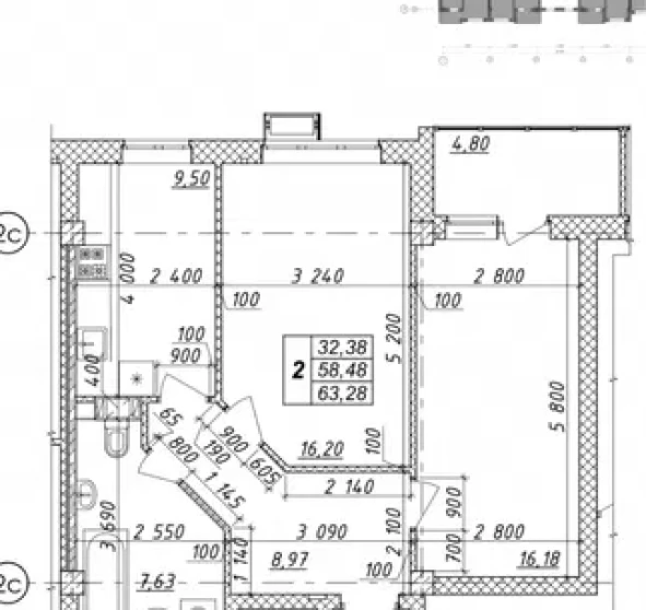 Photo 1. Two-Room flat, for sale. Poltava Шевченковский (Октябрьский)