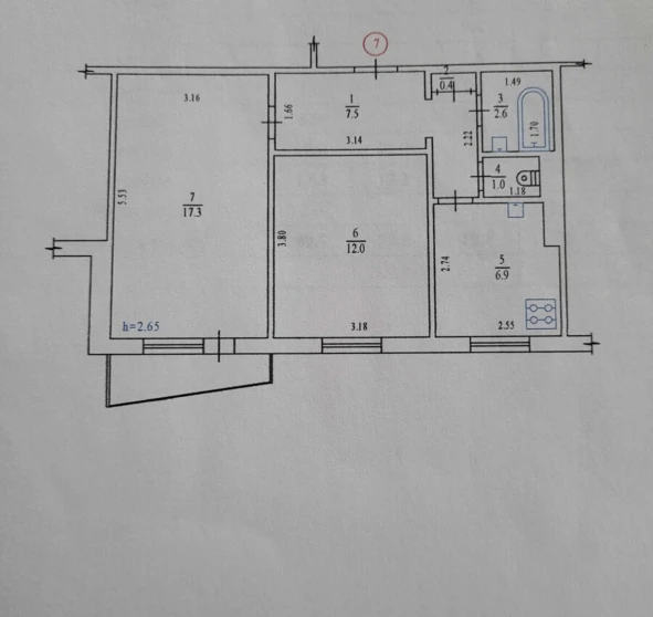 Photo 1. Two-Room flat, for sale. Poltava Шевченковский (Октябрьский)