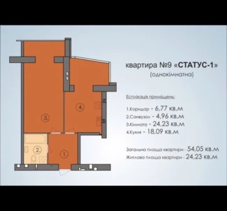 Photo 3. One-Room flat, for sale. Poltava Шевченковский (Октябрьский)