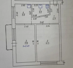 Photo 5. Two-Room flat, for sale. Poltava Шевченковский (Октябрьский)