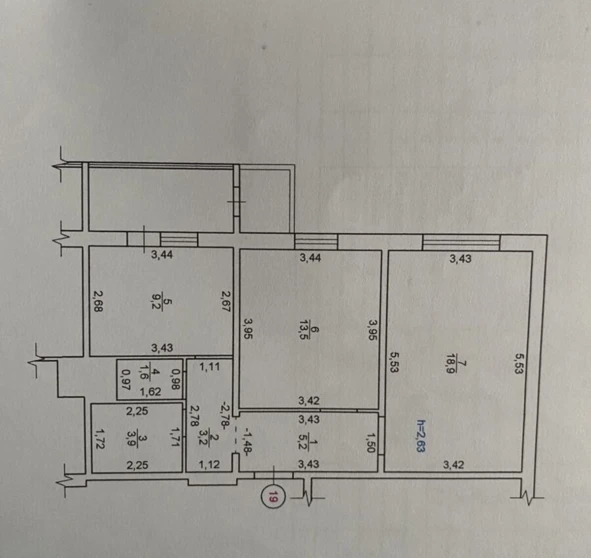 Fotografie 1. Două Camere apartament, de vânzare. Poltava Шевченковский (Октябрьский)
