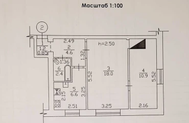 Photo Two-Room flat, for sale. Poltava Подольский