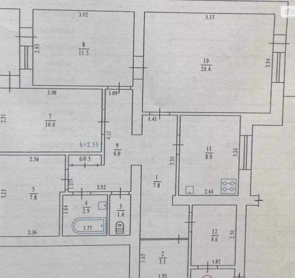 Foto 1. Cuatro Ambientes piso, en venta. Poltava Шевченковский (Октябрьский)