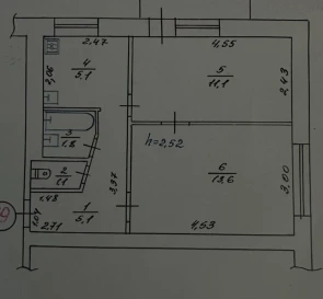 Zdjęcie 4. Dwupokojowe mieszkanie, na sprzedaż. Poltava Шевченковский (Октябрьский)