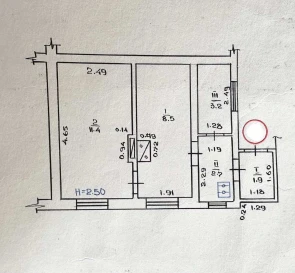 Zdjęcie 2. Dwupokojowe mieszkanie, na sprzedaż. Poltava Шевченковский (Октябрьский)
