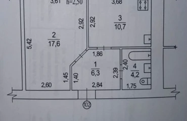 Fotografie Garsonieră apartament, de vânzare. Poltava Шевченковский (Октябрьский)