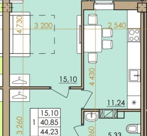 Foto 3. Monoambiente piso, en venta. Poltava Шевченковский (Октябрьский)