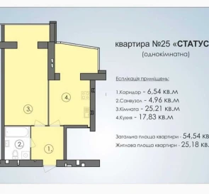 Photo 4. One-Room flat, for sale. Poltava Шевченковский (Октябрьский)