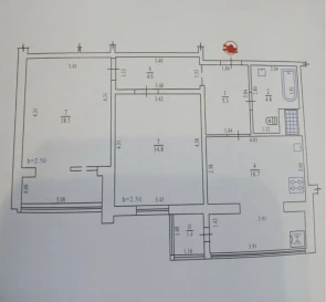 Foto 2. Dos Ambientes piso, en venta. Poltava Киевский
