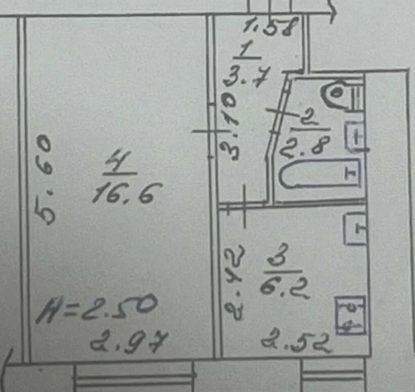 Photo 1. One-Room flat, for sale. Poltava Шевченковский (Октябрьский)