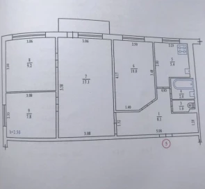 Фото 2. Четырехкомнатная квартира, продаж. Полтава Киевский