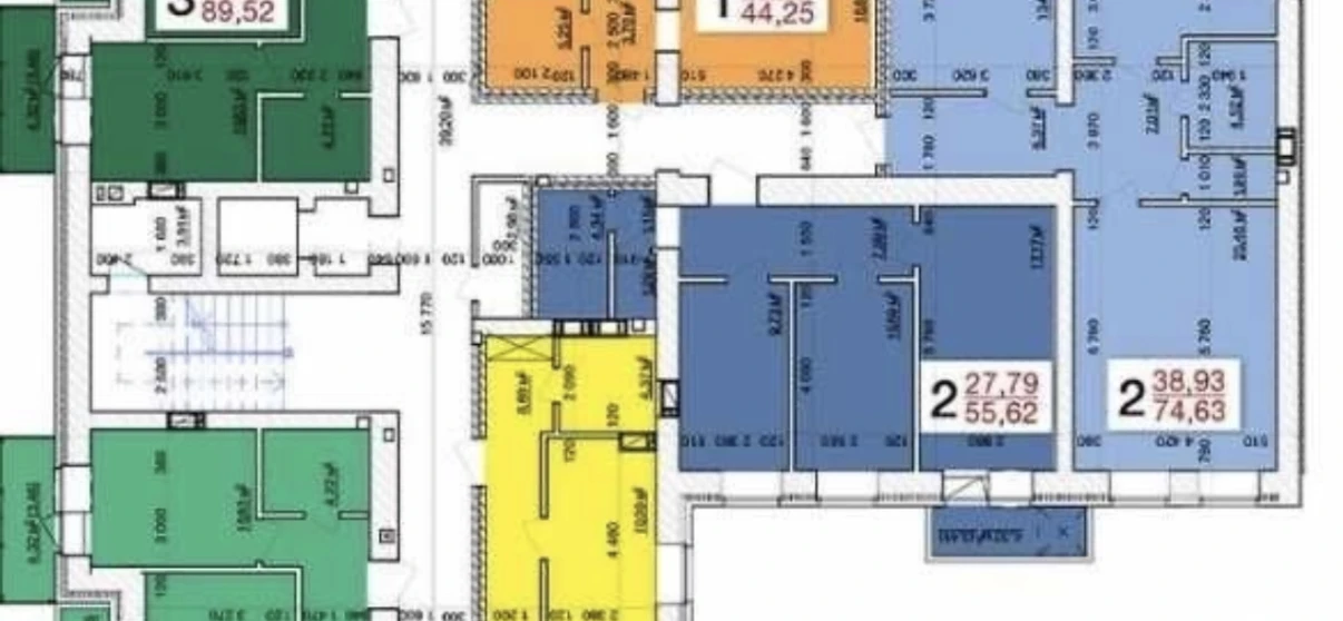 Fotografie Trei Camere apartament, de vânzare. Zhytomyr Крошня