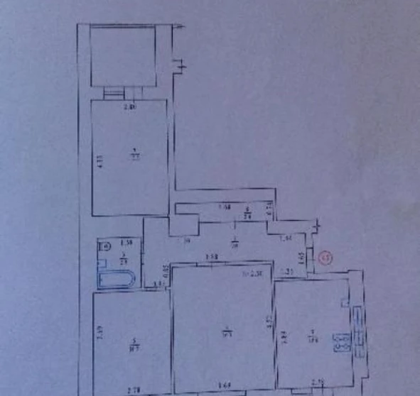Foto 1. Tres Ambientes piso, en venta. Poltava Шевченковский (Октябрьский)