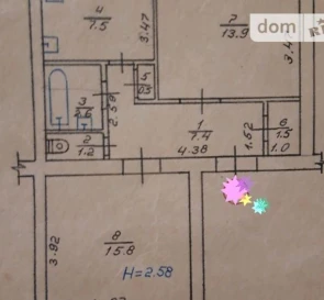 Photo 5. Two-Room flat, for sale. Poltava Шевченковский (Октябрьский)