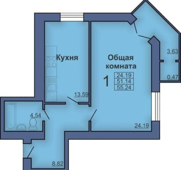 Фото 1. Однокомнатная квартира, продажа. Полтава Подольский