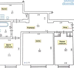 Foto 2. Tres Ambientes piso, en venta. Poltava Шевченковский (Октябрьский)