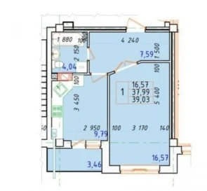Photo 2. One-Room flat, for sale. Poltava Шевченковский (Октябрьский)