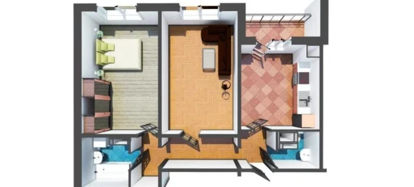 Fotografie 2. Două Camere apartament, de vânzare. Poltava Киевский