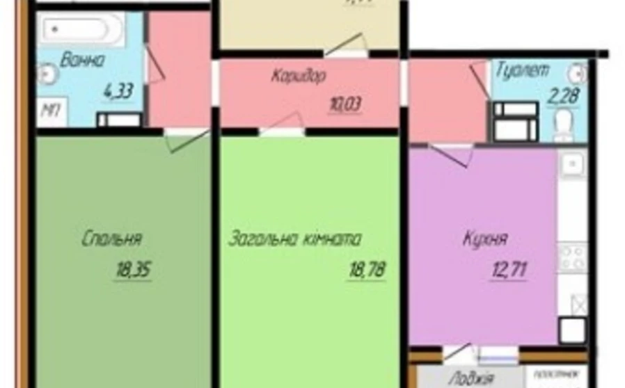 Photo 1. Two-Room flat, for sale. Poltava Киевский