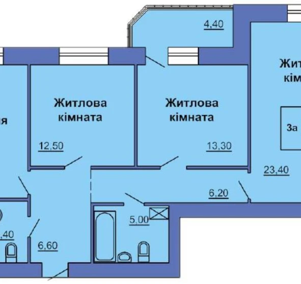 Photo 2. Three-Room flat, for sale. Poltava Шевченковский (Октябрьский)