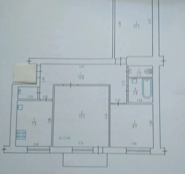 Fotografie 2. Trei Camere apartament, de vânzare. Poltava Киевский
