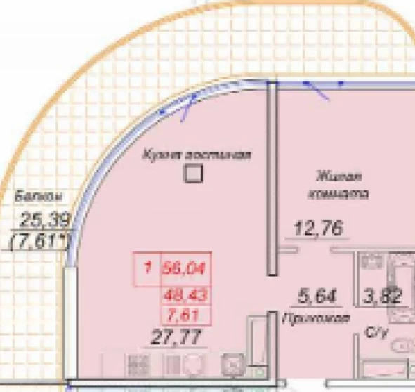 Fotografie 1. Garsonieră apartament, de vânzare. Odesa Приморский