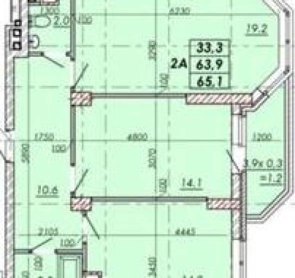 Fotografie 2. Două Camere apartament, de vânzare. Odesa Хаджибейский (Малиновский)