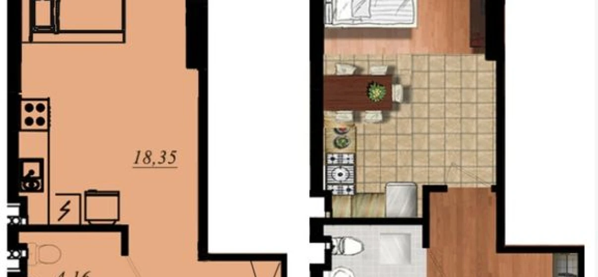 Photo One-Room flat, for sale. Odesa Киевский