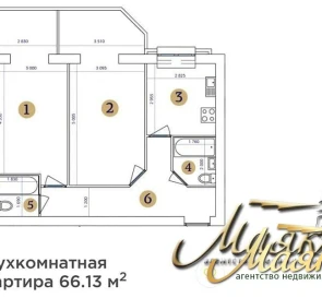 Фото 4. Двухкомнатная квартира, продажа. Запорожье Вознесеновский