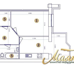 Foto 3. Monoambiente piso, en venta. Zaporizhzhia Вознесеновский