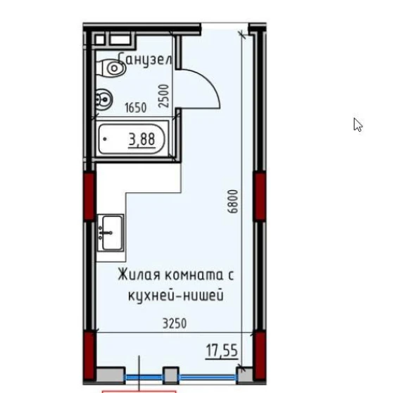 Photo 2. One-Room flat, for sale. Odesa Хаджибейский (Малиновский)