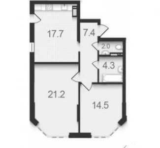 Foto 2. Dos Ambientes piso, en venta. Kyiv Шевченковский
