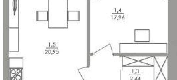 Foto 2. Monoambiente piso, en venta. Kyiv Печерский