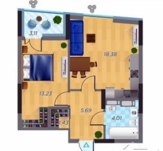Foto 2. Monoambiente piso, en venta. Kyiv Шевченковский