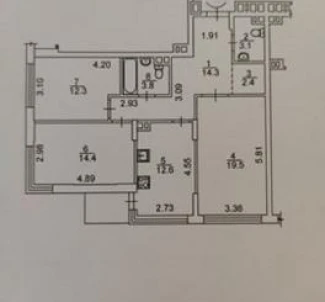 Фото 2. Трикімнатна квартира, продаж. Київ Подольский