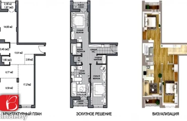 Фото Трикімнатна квартира, продаж. Мінськ Октябрьский