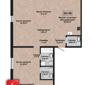 Photo 2. Multi-Room flat, for sale. Kolodishchi