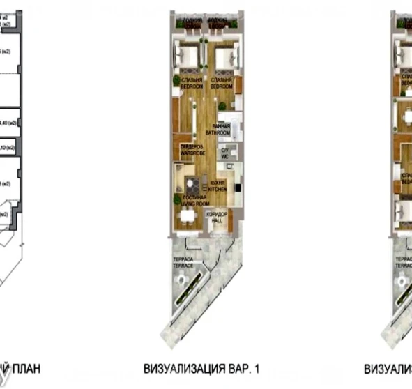 Foto 1. Tres Ambientes piso, en venta. Minsk Октябрьский
