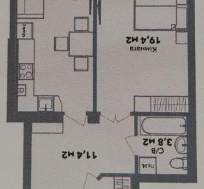 Foto 5. Monoambiente piso, en venta. Poltava