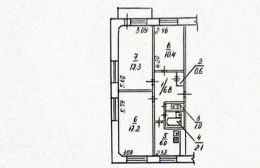 Photo Three-Room flat, for sale. Dnipro Индустриальный