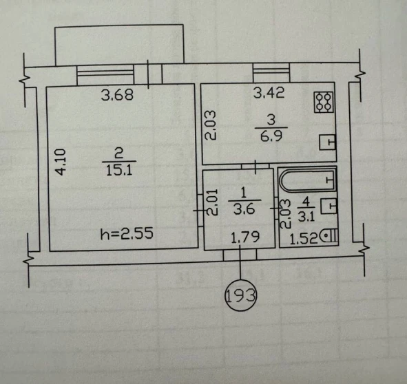 Photo 1. One-Room flat, for sale. Poltava Киевский