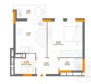 Photo 4. One-Room flat, for sale. Kyiv Святошинский, Nivky